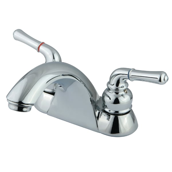 4" Centerset Bathroom Faucet, Chrome